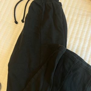 Black Zara straight leg pants